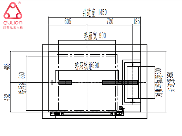 别墅家用电梯