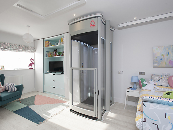 家用微型别墅电梯，设计效果图与安装尺寸参考！