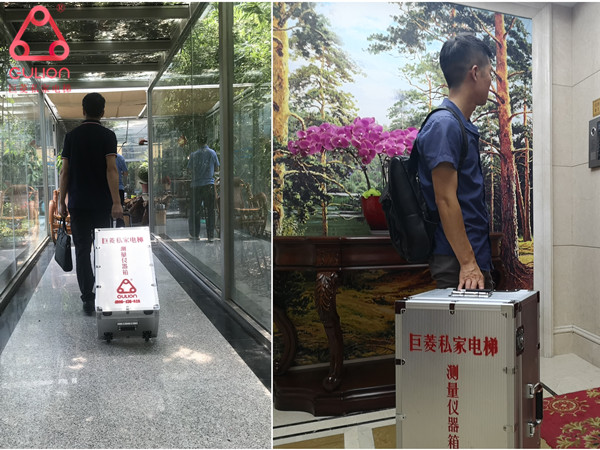 常州无井道别墅电梯，二层二站复式楼超迷你的别墅电梯