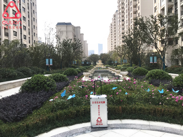 4层叠拼别墅电梯