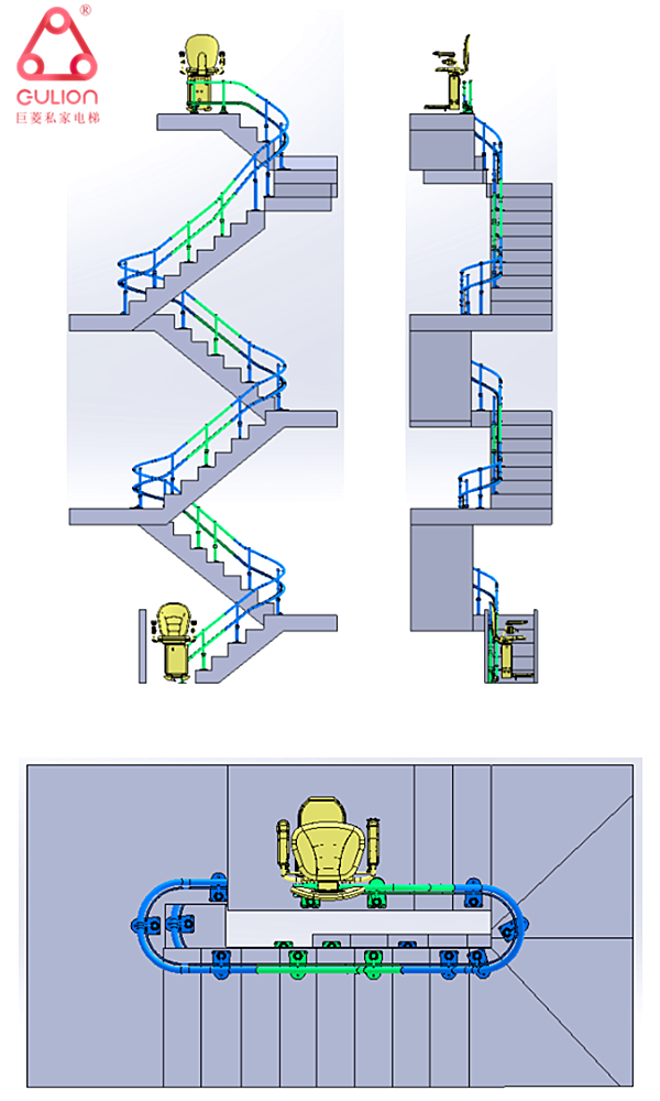 楼道座椅电梯