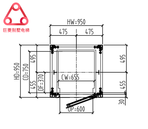 家用电梯尺寸